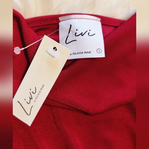 Sexy red dress, with drawstring on the sides, size medium - Picture 3 of 3